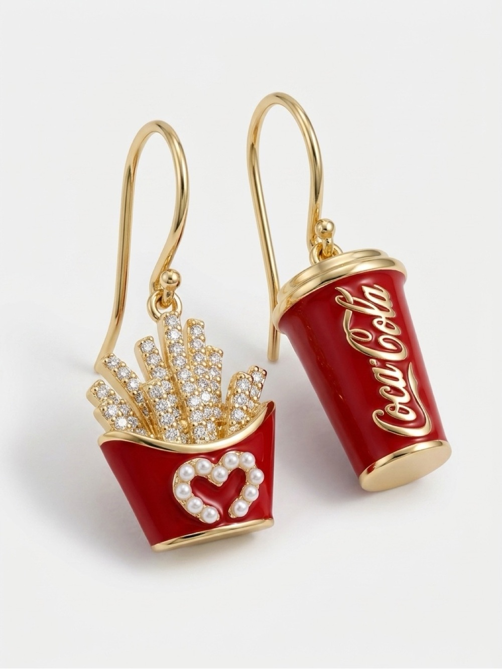 ✨Fry-Day Feeling Asymmetric Foodie
Earrings✨ - Picture 2 of 4